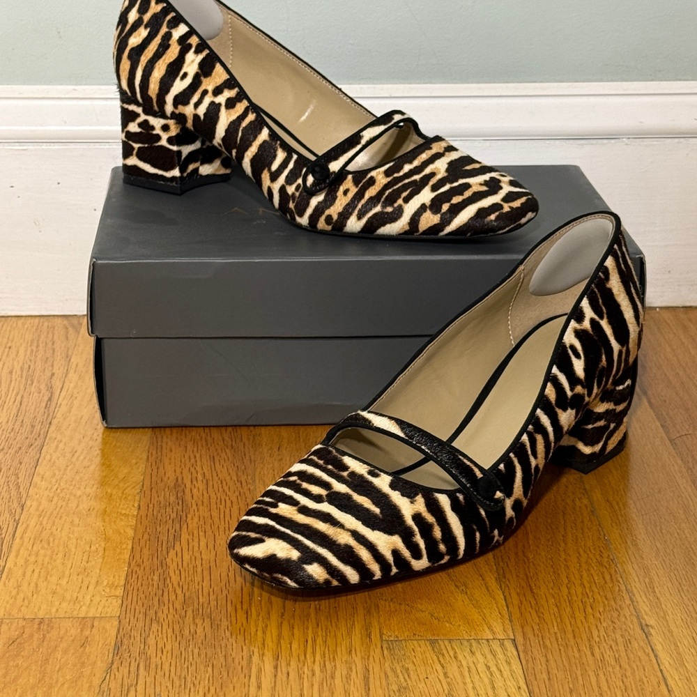 Ann Taylor Zebra Print Heels